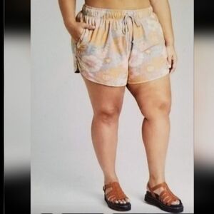 #799 Wild fable women's gray floral shorts XXL